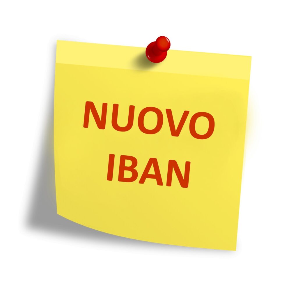 Nuove coordinate bancarie